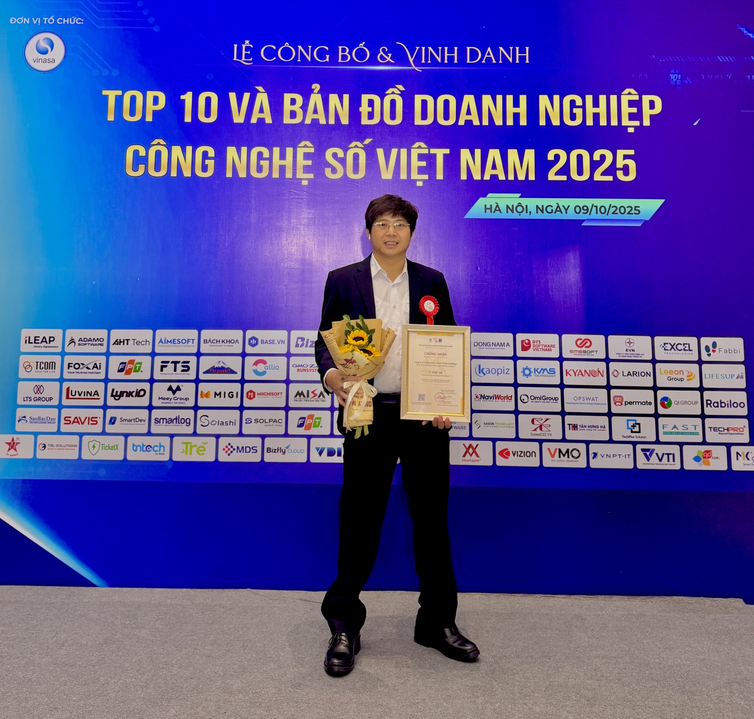CEO ITSOL tại sự kiện vinh danh